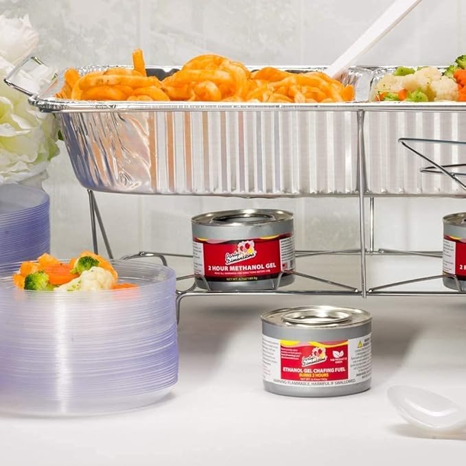 Aluminum Pans Half Size, 9X13, Extra Heavy Duty Disposable Foil Pans For Baking (100 Pack) Roasting & Chafing, Bulk Quantity for Caterers, Restaurants & Hotels For Buffets, Steam Table & Food Prepping