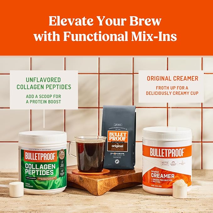 Bulletproof Breakfast Blend Light Roast Ground Coffee, 12 Ounces, Clean Coffee Tested for Toxins, Packaging May Vary (Pack of 2)