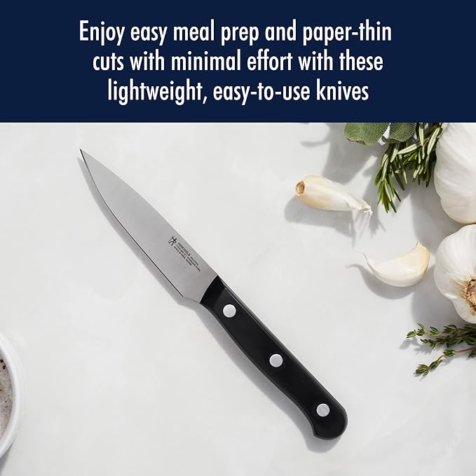 Henckels Solution 20-pc Self-Sharpening Knife Block Set - Black