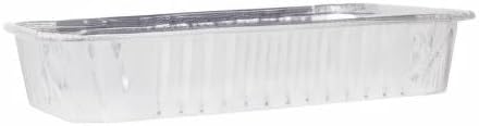 Pack of 30 Extra-Thick Disposable Aluminum Baking Pans | Standard Size 9” x 9” Recyclable Square Cooking Tins | Portable Food Containers | Superior Heat Conductivity | 2” High Walls to Prevent Spills