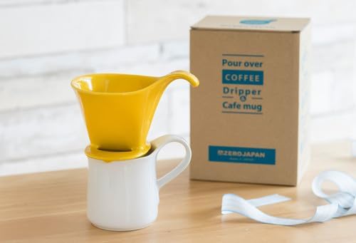 Zero Japan - Bee House Pour Over Coffee Dripper - Lead-Free & Cadmium-Free Ceramic Coffee Maker with Elegant Peek Hole, Drip Cone Brewer Coffee Gifts, Brewing Accessories - Ice Blue, Standard Size