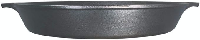 Lodge 17 Inch Pre-Seasoned Cast Iron Skillet - Dual Assist Handles - Use in the Oven, on the Stove, on the Grill, or Over a Campfire - Black