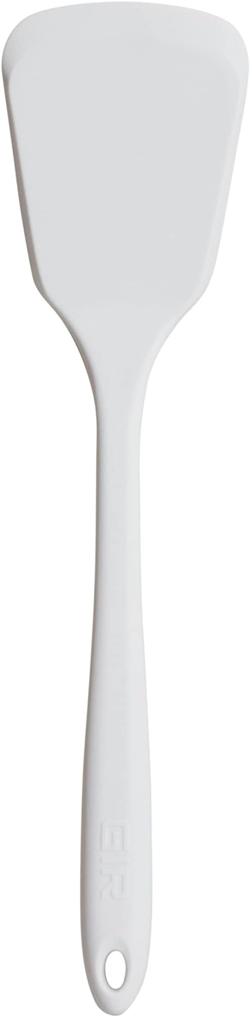 GIR: Get It Right Silicone Turner Spatula - Non-Stick & Heat Resistant - Silicone Spatula for Cooking & BBQs - Lifts, Flip, and Transfer Food Items - 13 Inch, Studio White