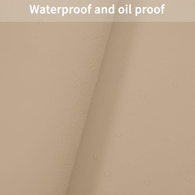 Dining Table Cover for Dining Room Table - Can Be Used On Both Sides Waterproof and Easy to Clean Good Flatness Used for Dining Table(Light Brown+Gray 44x60)