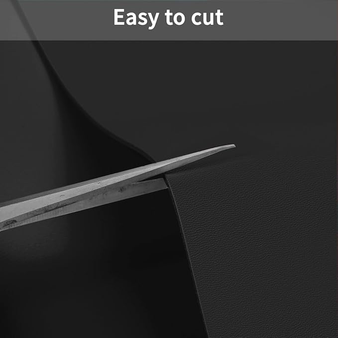 Leather Table Pad,1.8mm Thick,40x78 Inch,Dining Table Pad,Table Pads for Dining Room Table Rectangular,Table Protector for Dining Room Table,Table Top Protector(Black+Black,40x78)