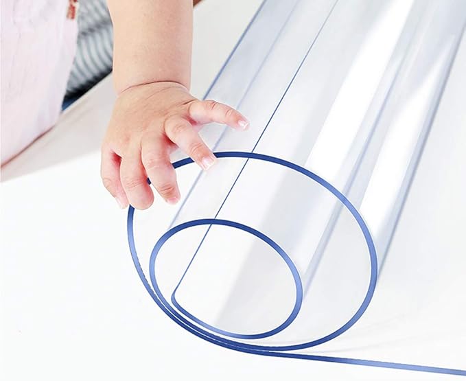 24x66 Office Desk Blotter Mat Clear Plastic Table Protector Cover Pad PVC Transparent Topper Surface Pro ection Mat Pad Anti Scratch Table Mat Glass Dinner End Table Protector Waterproof Easy Clean