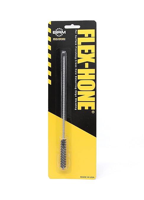 Brush Research BC95M80 FLEX-HONE®, 3/8" (9.5mm) Diameter, 80 Grit, Silicon Carbide, for Mild Steel, Stainless Steel, Cast Iron and Softer Ferrous Materials