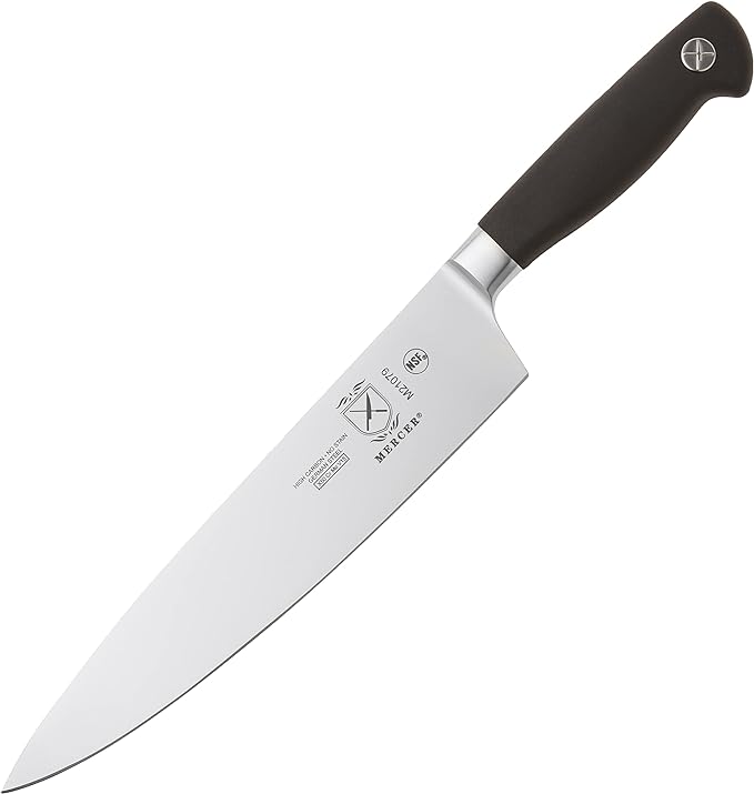 Mercer Culinary M21079 Genesis 9-Inch Short Bolster Chef's Knife,Black