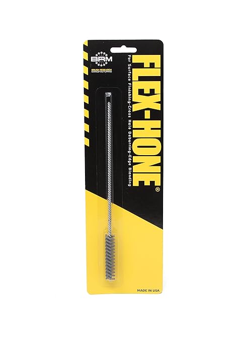 Brush Research BC10M800 FLEX-HONE®, 0.394" (10mm) Diameter, 800 Grit, Silicon Carbide, for Mild Steel, Stainless Steel, Cast Iron and Softer Ferrous Materials