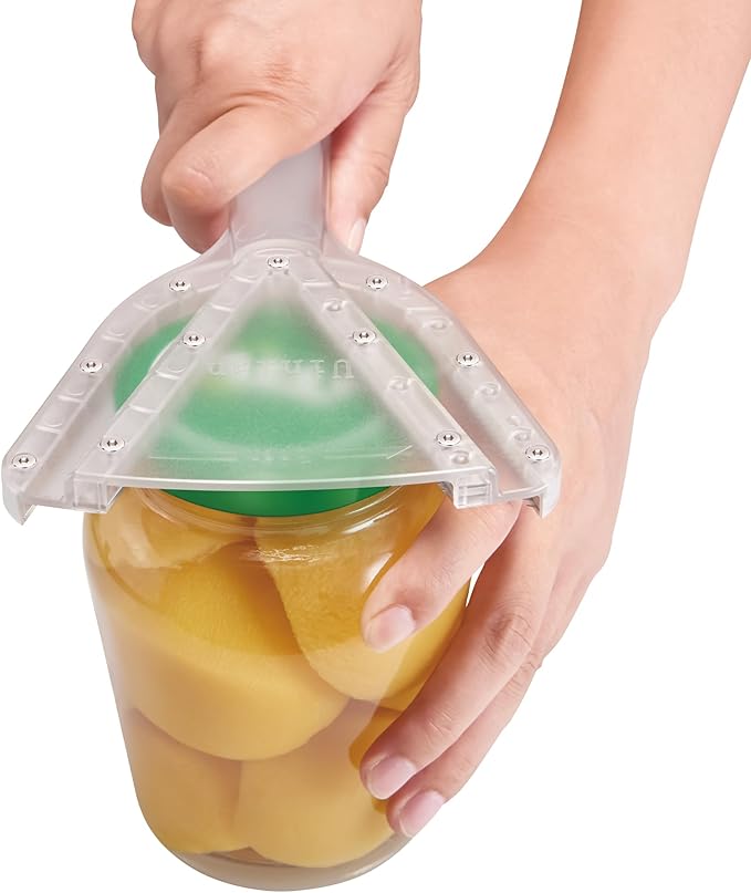 Jar Opener for Weak Hand & Seniors with Arthritis,Easy Twist Off Bottle Caps,Patent | Unique Kitchen Gadgets, Christmas Gifts for Elderly/Women/Men (Green)