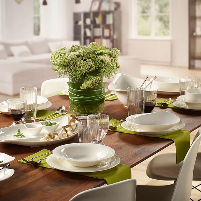 Villeroy & Boch New Cottage Basic Dinner Plate, 10.5 in, Premium Porcelain, White