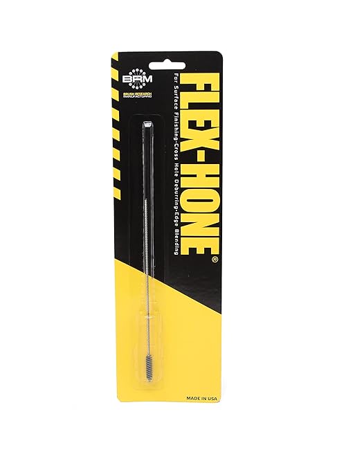 Brush Research BC4M800 FLEX-HONE®, 0.157" (4mm) Diameter, 800 Grit, Silicon Carbide, for Mild Steel, Stainless Steel, Cast Iron and Softer Ferrous Materials