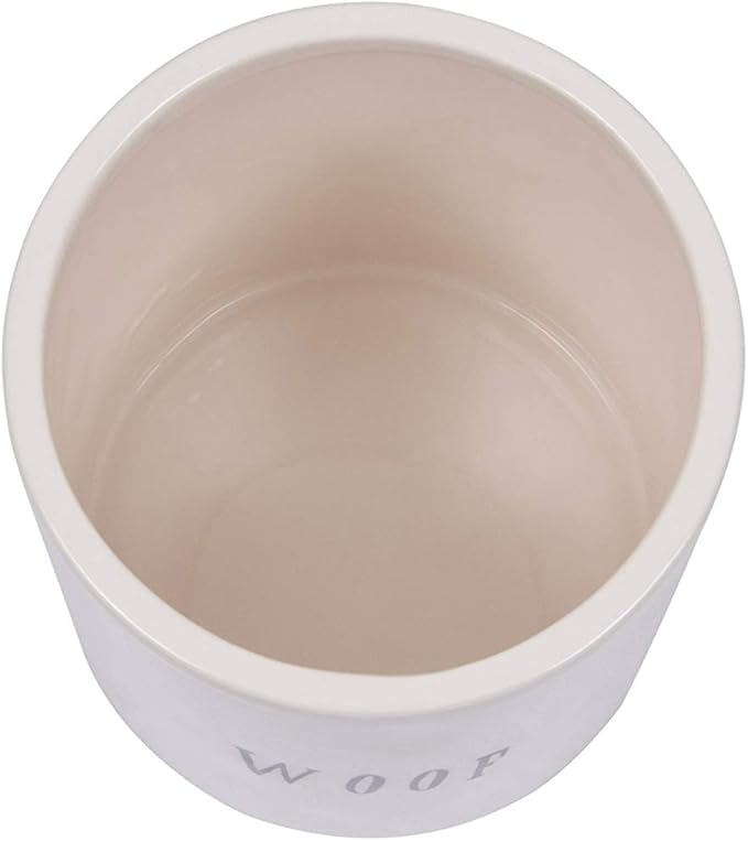 Creative Co-Op Woof Jar with Bone Handle on Lid