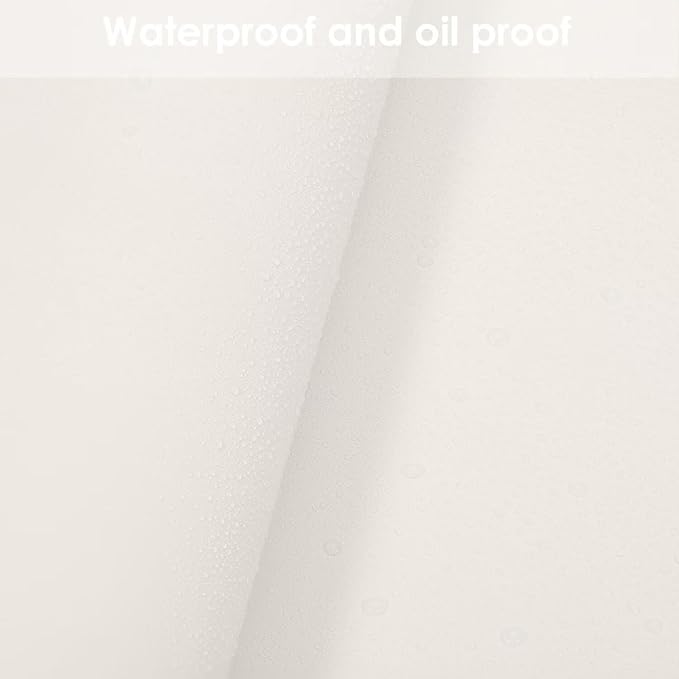 Leather Table Cover,1.8mm Thick,12x96 Inch Desk Cover,Dresser Cover Top,Dresser Protector Top,Dresser Cover,End Table Cover.(White+White,12x96)