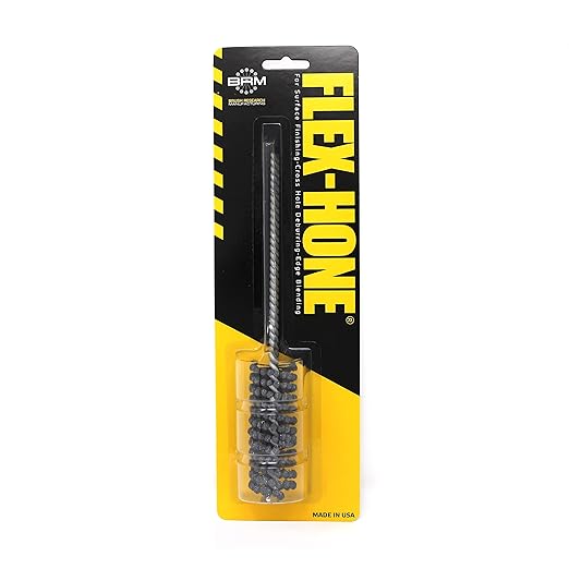 Brush Research BC10080 FLEX-HONE®, 1" (25.4mm) Diameter, 80 Grit, Silicon Carbide, for Mild Steel, Stainless Steel, Cast Iron and Softer Ferrous Materials
