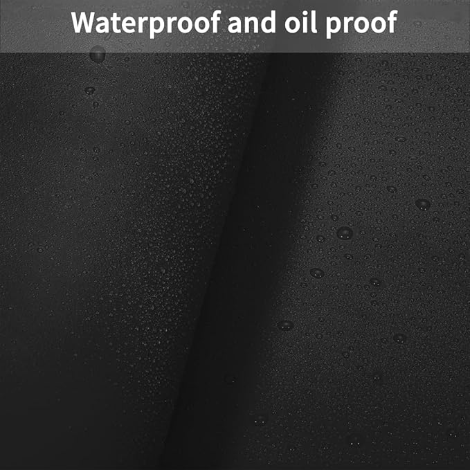Leather Table Cover,1.8mm Thick,42x90 Inch Table Protector,Table Protector for Dining Room Table,Dining Table Cover,Table Protector Mat.(Black+Gray,42x90)