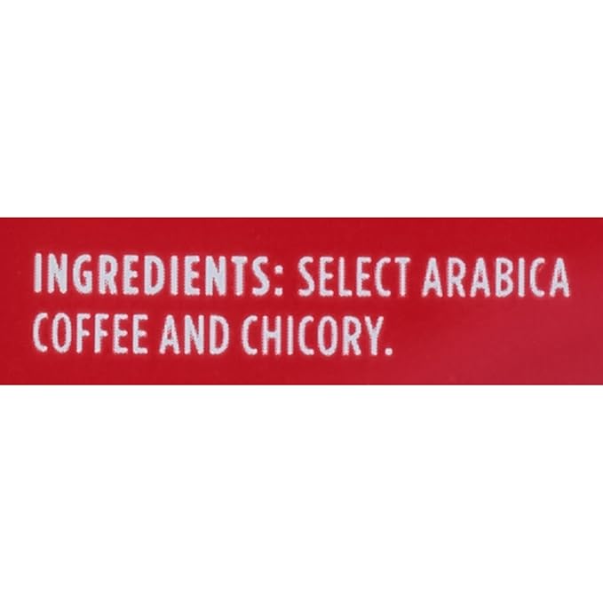 Community Coffee and Chicory, 72 Ounces Ground Coffee, Medium Dark Roast, 12 Ounce Bag (Pack of 6)