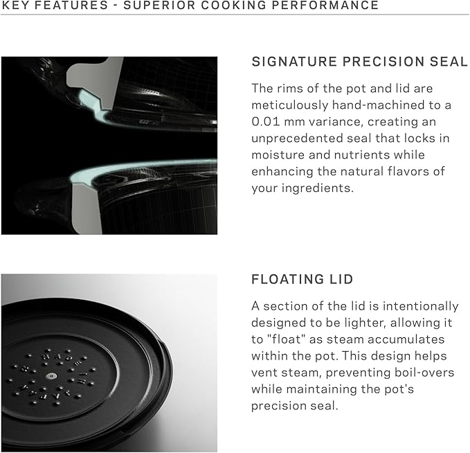 Vermicular Oven Pot 2.0 | Lightweight Enameled Cast Iron Pot | 18cm (2 Qt) | Non-Toxic | Induction-compatible | Dutch Oven | Made in Japan | Oyster Gray