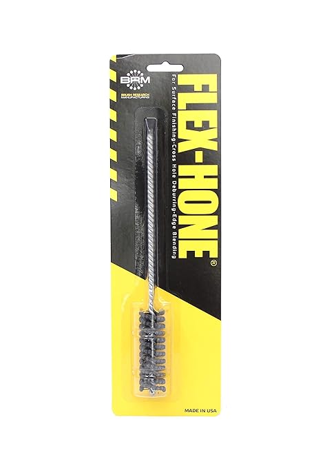 Brush Research BC3412 FLEX-HONE®, 3/4" (19mm) Diameter, 120 Grit, Silicon Carbide, For Mild Steel, Stainless Steel, Cast Iron and Softer Ferrous Materials