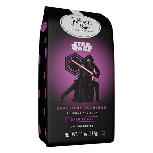 Joffrey's Coffee - STAR WARS™ Dare to Resist Blend, STAR WARS Licensed Coffee Collection, Artisan Dark Roast, Bold & Smooth Taste, Brew or French Press (Ground, 11oz)