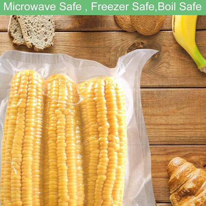 O2frepak 100 Plus Quart 10" x 13" Vacuum Sealer Bags with BPA Free and Puncture Prevention,Vacuum Seal Freezer Bags,Great for Sous Vide Vaccume Sealer PreCut Bags