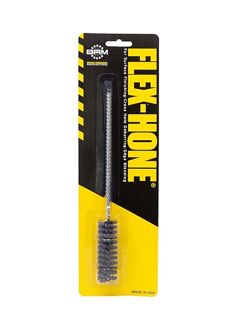 Brush Research BC58400 FLEX-HONE®, 5/8" (16mm) Diameter, 400 Grit, Silicon Carbide, for Mild Steel, Stainless Steel, Cast Iron and Softer Ferrous Materials