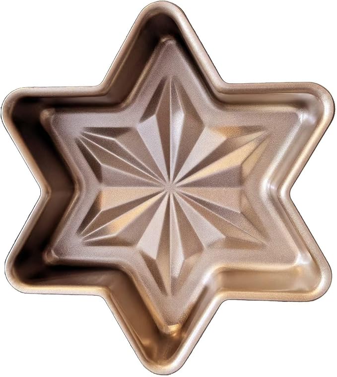 Specialty Forms NonStick Baking Tray Shaped Cake Bread Pizza Baking Pan Golden Carbon Steel