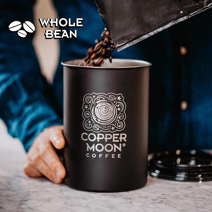 Copper Moon Medium Roast Whole Bean Coffee, Hazelnut & Cream Blend, 5 Lb