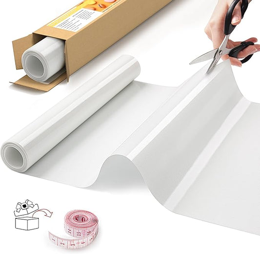 Silicone Baking Mat Roll, Non-Stick Heat Resistant Food Grade Baking Mats, Non-Slip Reusable Air Fryer Linner, Freeze Dryer Mat, Counter Mat, Oven Liner, Refrigerator Liners - 16IN x 10FT