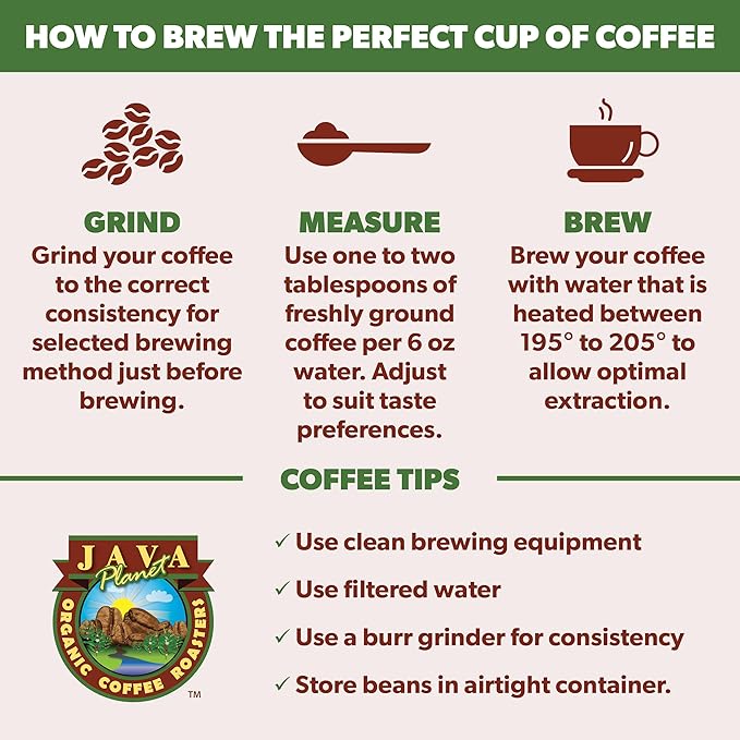 Low Acid Organic Coffee – Whole Bean, Mold-Free & Stomach Friendly by Java Planet, Espresso Blend Coffee, Dark Roast, Smooth Full Flavored, 2x1LB Bag