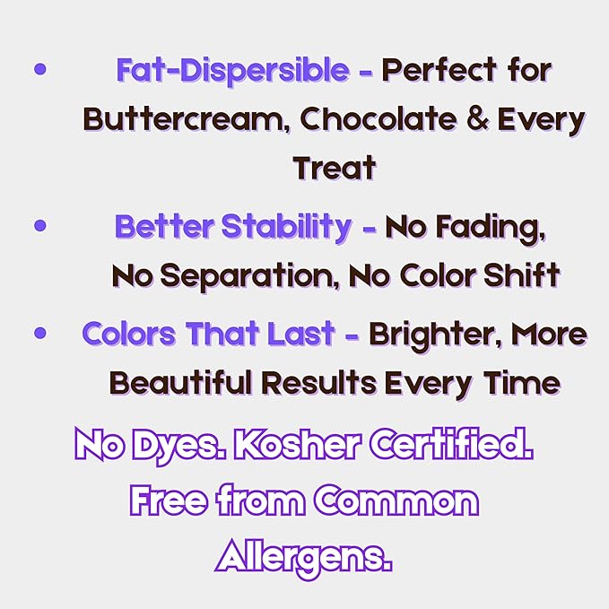 Bakerpan Yellow Oil-Based Natural Food Coloring Powder for Baking - 30 g - Plant-Based, Dye-Free Coloring for Buttercream Frosting, Chocolate, Candy Color, Icing, Cakes