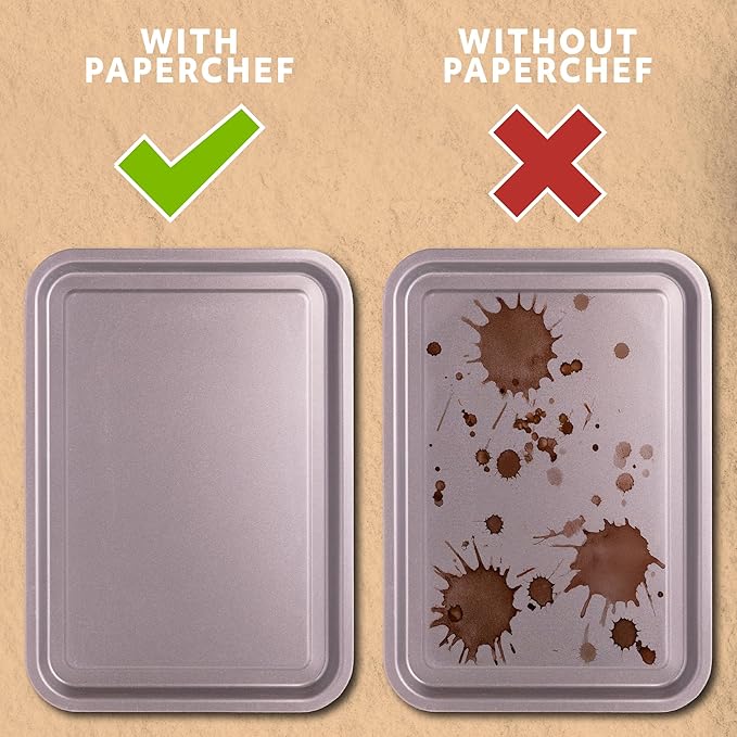 PaperChef – Mini Parchment Baking Cups – Easy Release, Non-Stick, Unbleached & Compostable – Perfect for Mini Muffins & Cupcakes – 90 Count - 4 Pack