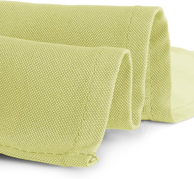 Gee Di Moda Rectangle Tablecloth - 60 x 126 Inch Yellow Table Cloth for 8 Foot Rectangle Table - Heavy Duty Washable Fabric - for 8 Ft Buffet Table, Holiday Party, Dinner, Wedding & Baby Shower