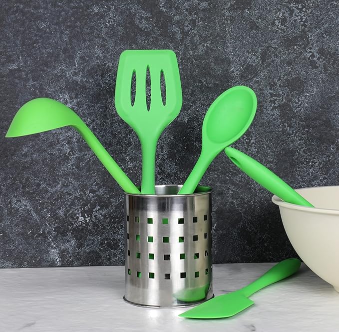 Chef Craft Premium Silicone Basting Brush, 10.25 inch, Green